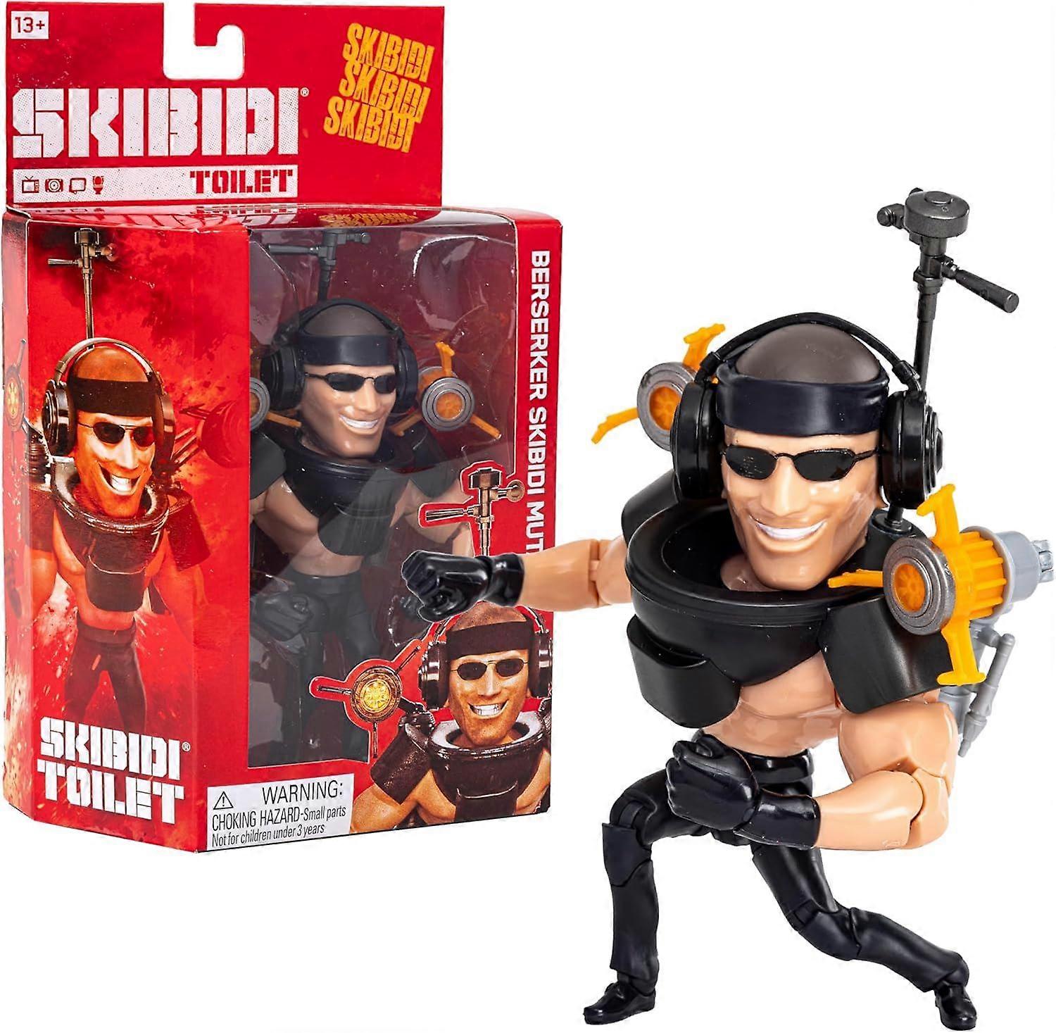 Skibidi Toilet - Deluxe Figure S2 - Berserker Mutant Toy