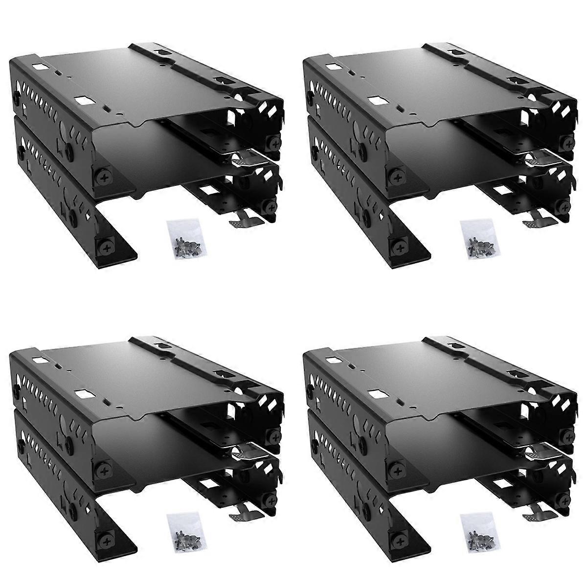  2 Pack Duo Cases HDD Hard Drive Mounting Bracket Adapter