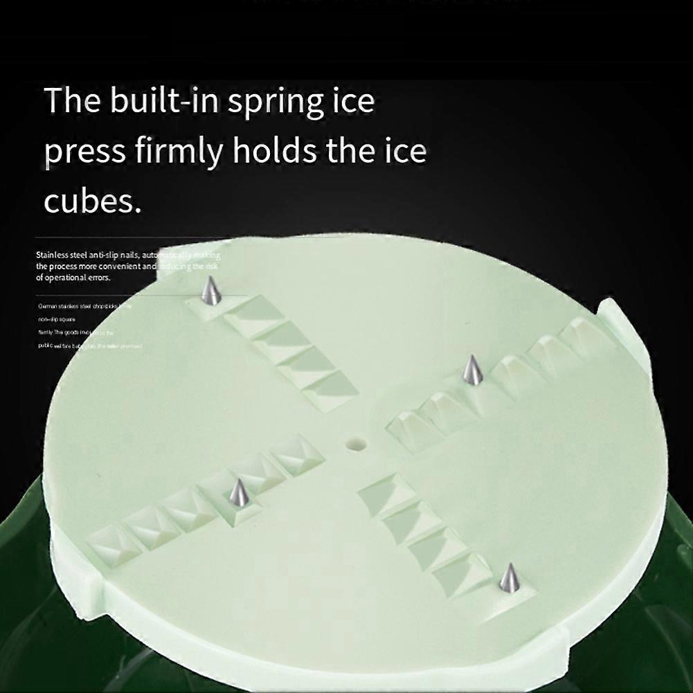 Manual Ice Shaver,Non-Slip,Summer Snow Cone Machine for Flavored Snacks, Ideal for Home Use, Kids, A