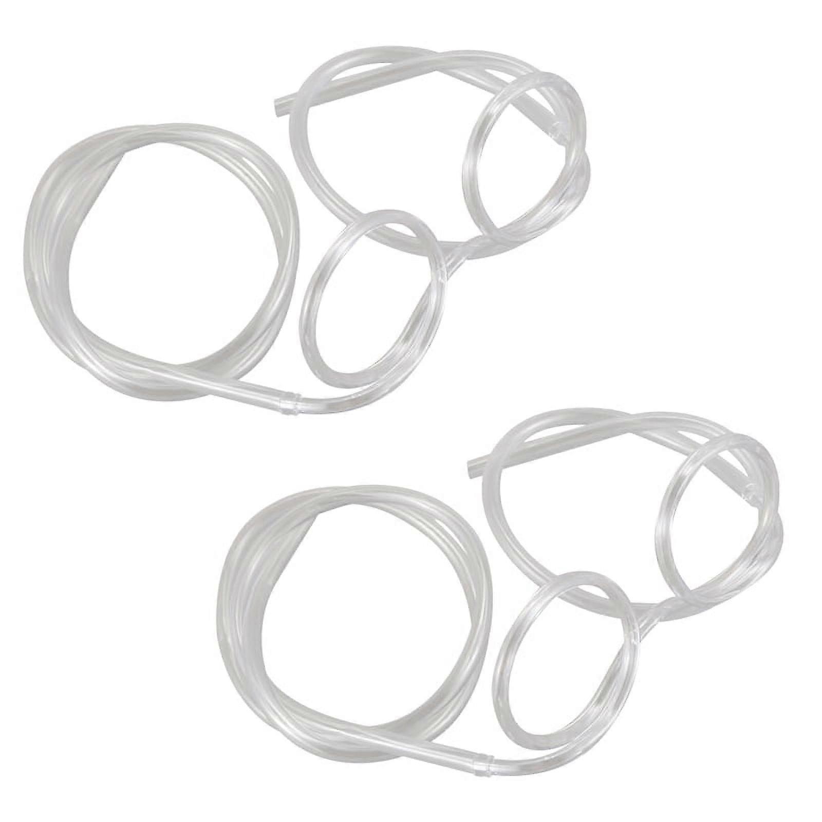 2X Glasses shape straw to drink - clear