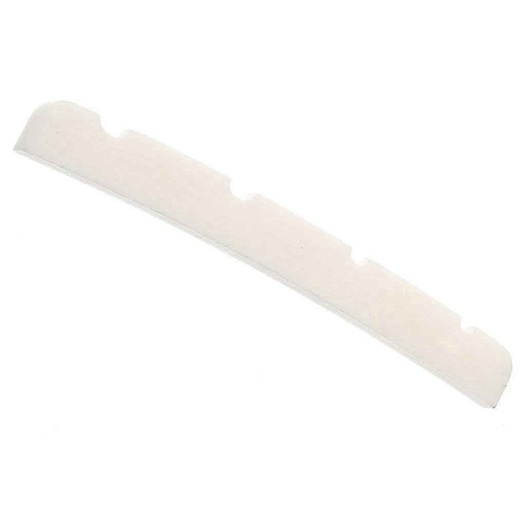 Bass String Nut, Slotted Bone Guitar Bass String Nut 42mm Bass Nut Replacement