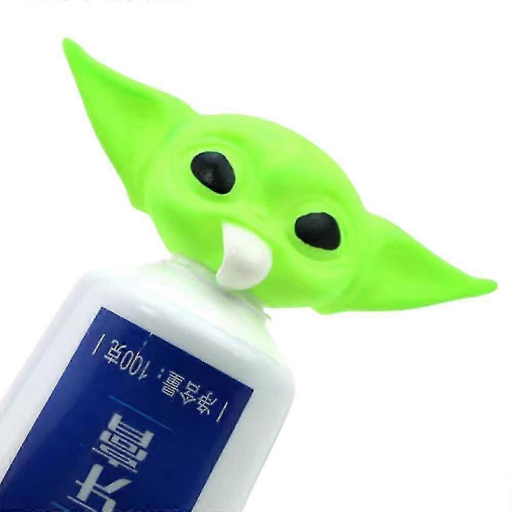 Funny Baby Yoda Toothpaste Topper Closing Toothpaste Caps Dispenser