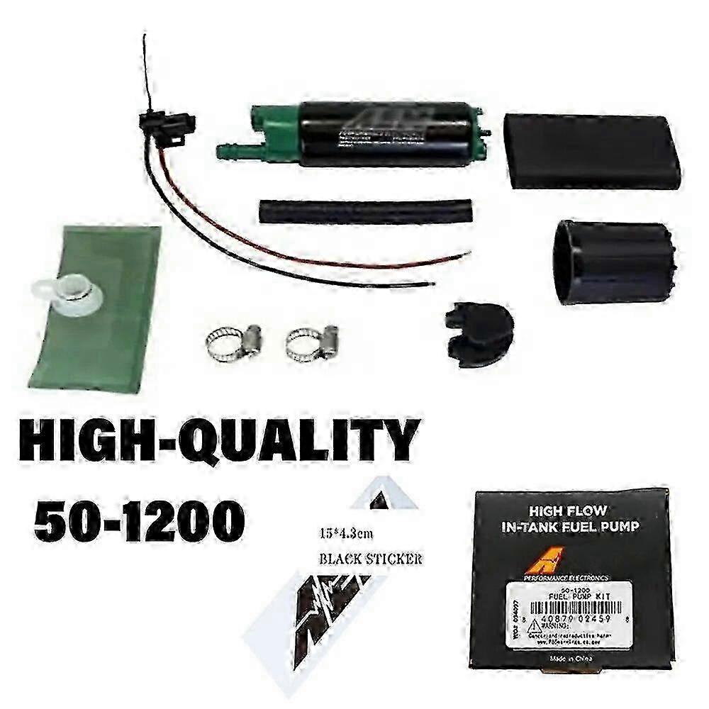 50-1200 High Flow For E85 340LPH 39mm Fuel Pump Kit for Walbro GSS342 50-1200with for AEM Stickers 2025