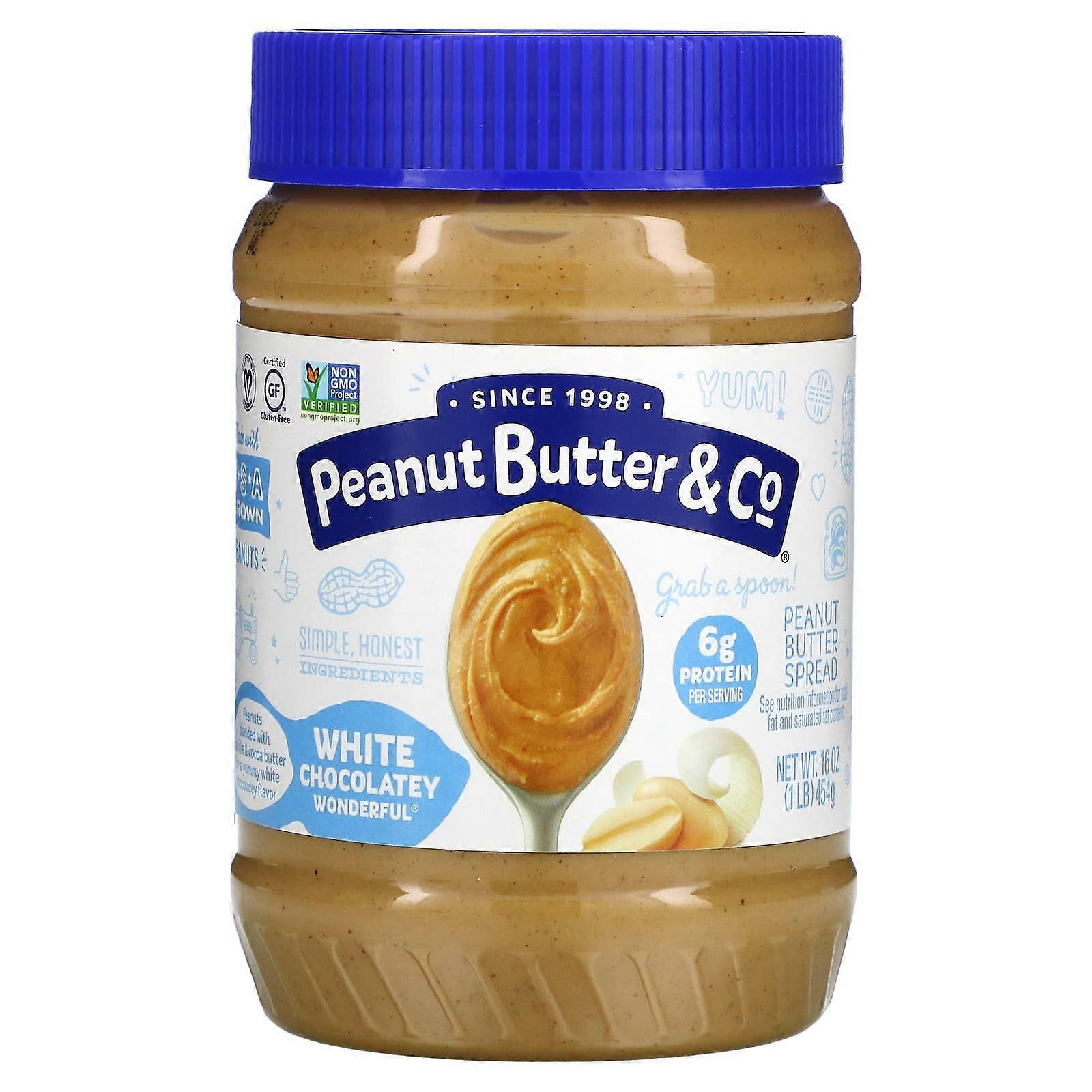 Peanut Butter Spread, White Chocolate Wonderful, 16 oz (454 g)