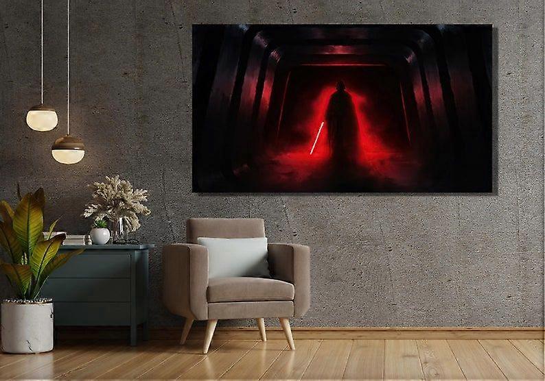 Darth Vader Leinwand Wandkunst, Starwars Leinwand Wandkunst, Druck, Starwars Poster, Darth Vader Poster, Geschenk für Sie oder Sie, bereit zu hängen-ouyab57