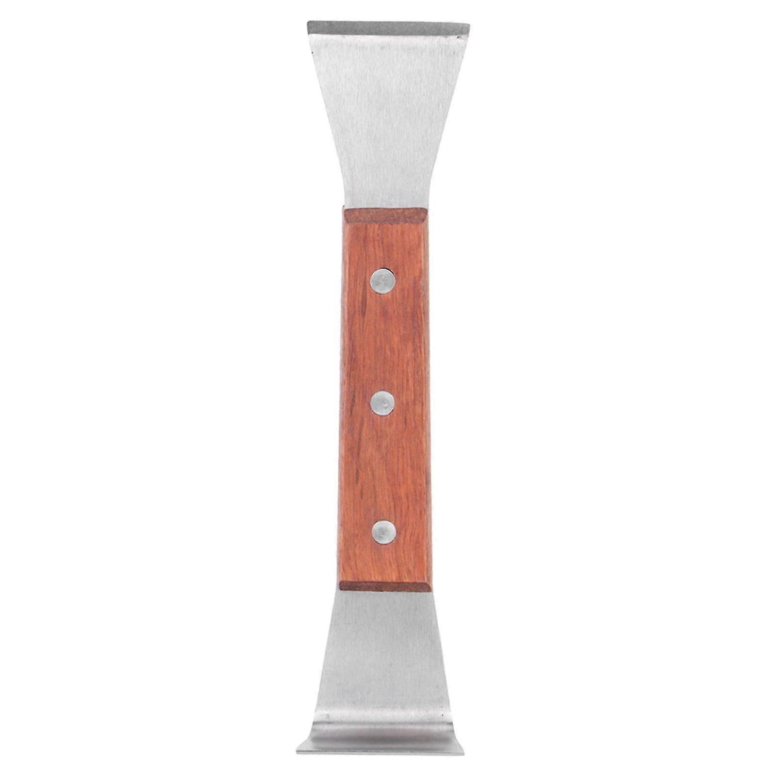 Beekeeper Scraper Tool Frame Lifter Stainless Steel Uncapping Knife with Wood Handle