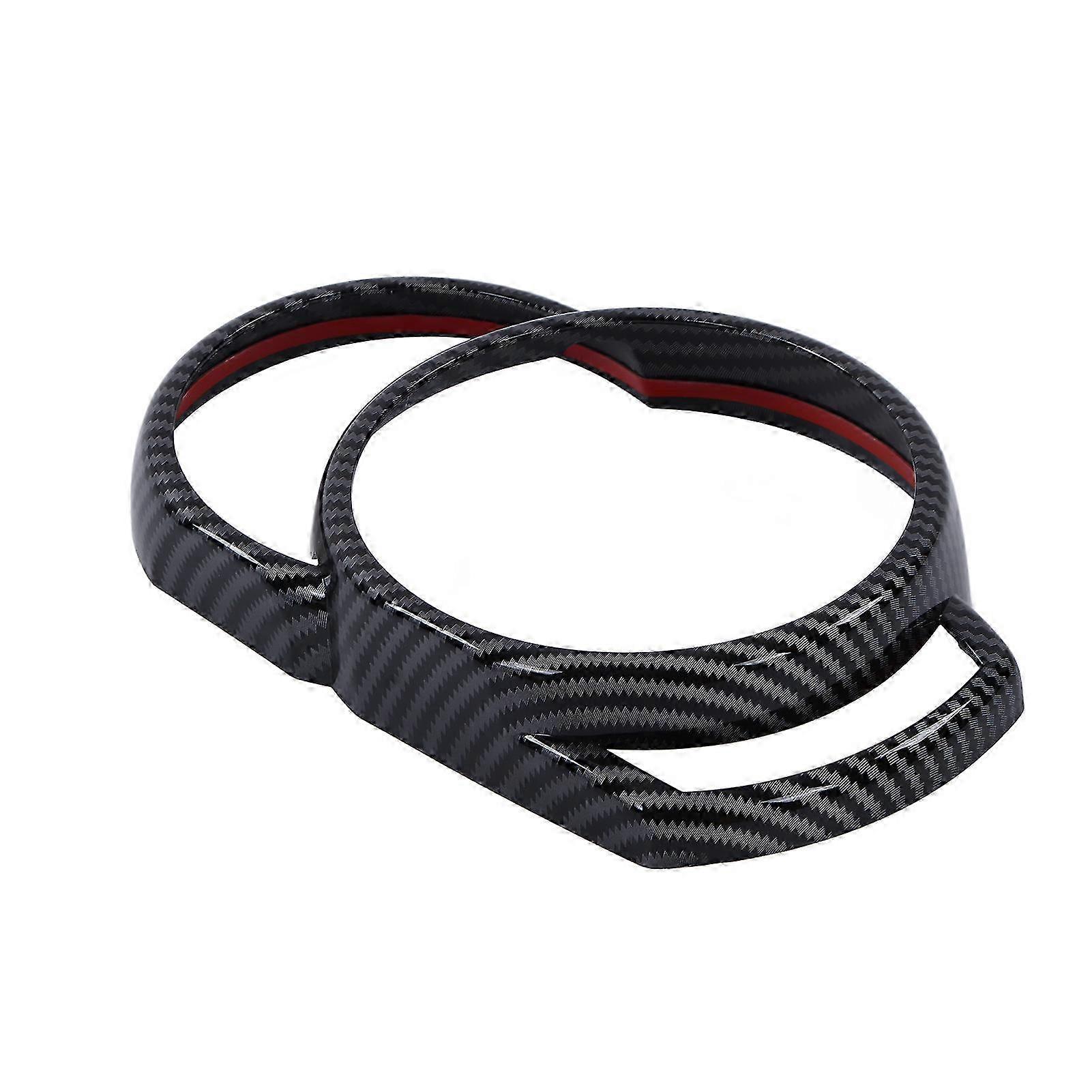 Carbon Fiber Style Dashboard Panel Frame Cover Trim Replacement for Cooper Hatchback F54 F55 F56 F57