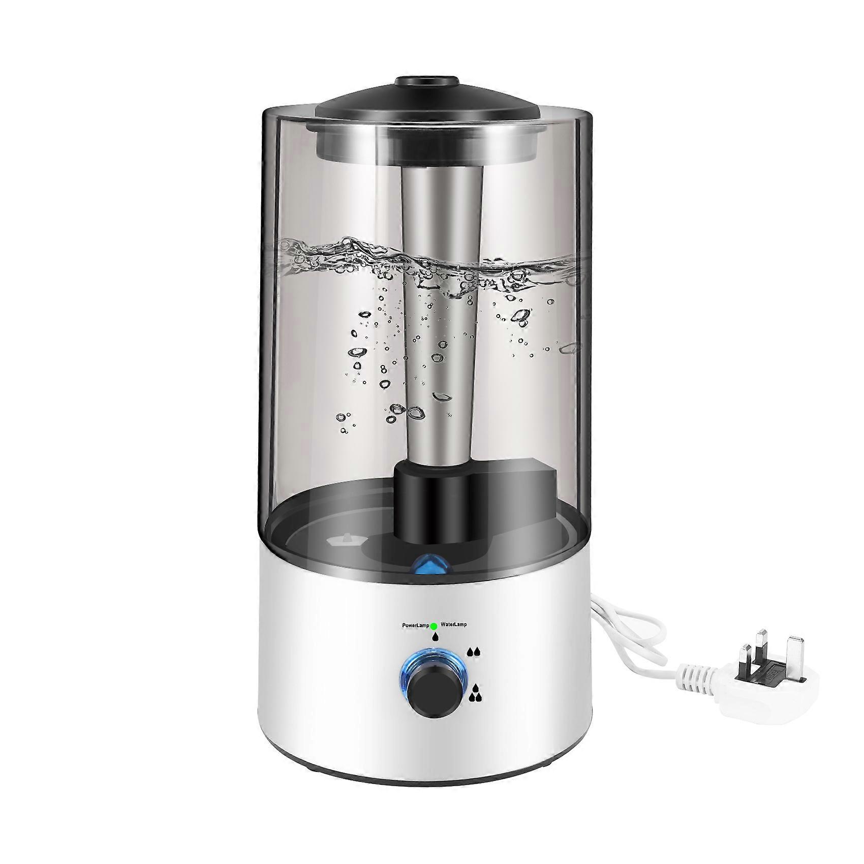 4L Amphibians & Reptile Mist Humidifier with Hose Adjustable Terrarium Reptile Fogger Humidifier Accessories, UK Plug