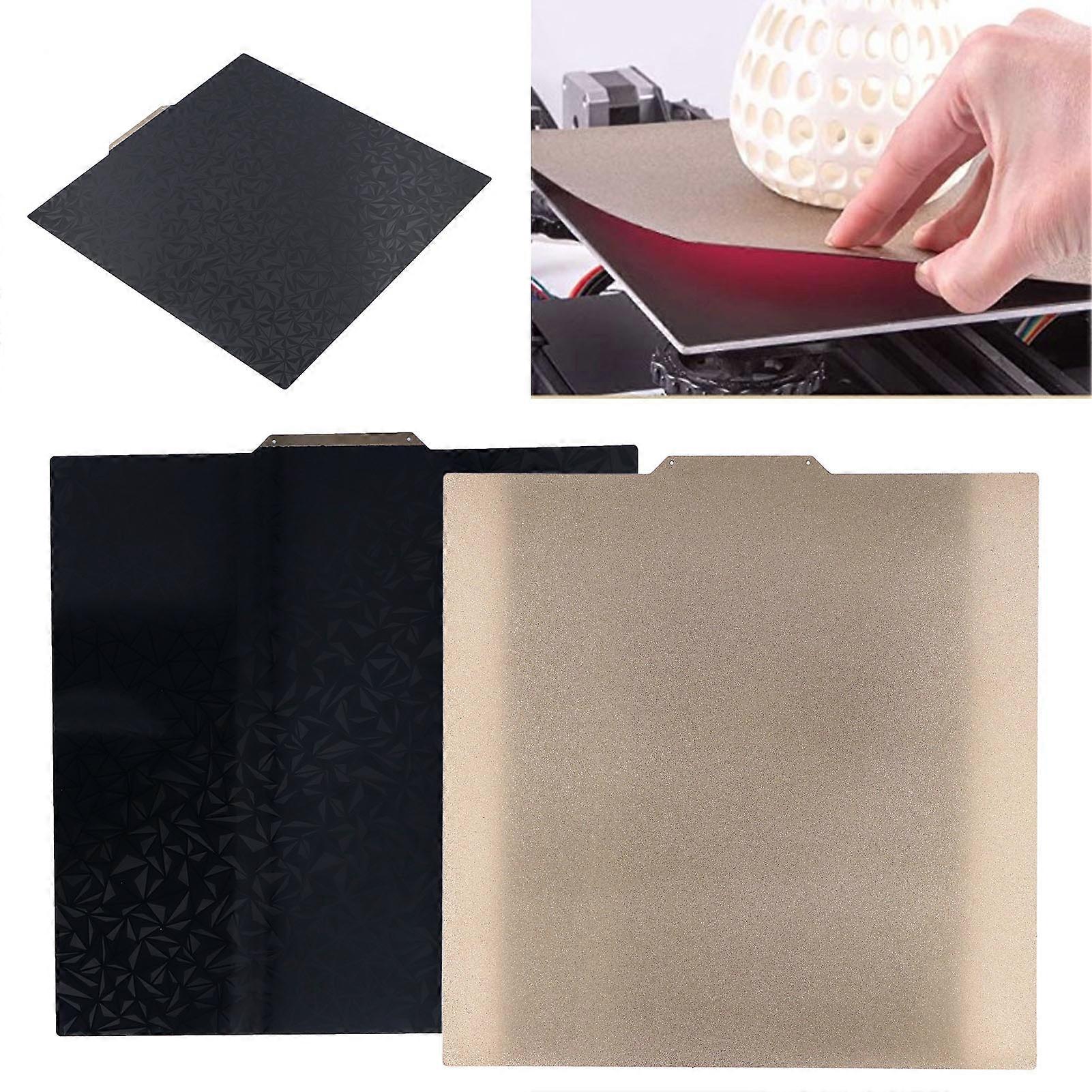 3D Printer Build Bed PEO Rhinestone and PEI Dual Sided Pattern 3D Printer Flexible Platform for ELEGOO Neptune 3 Plus 