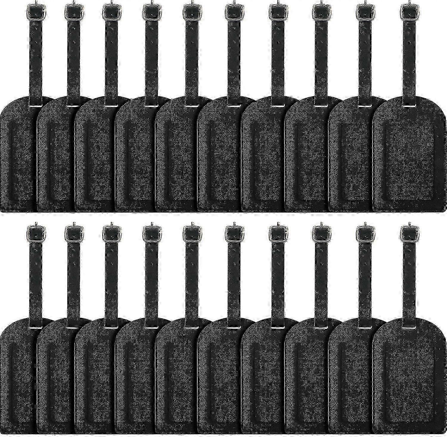 Pu läder bagage tag