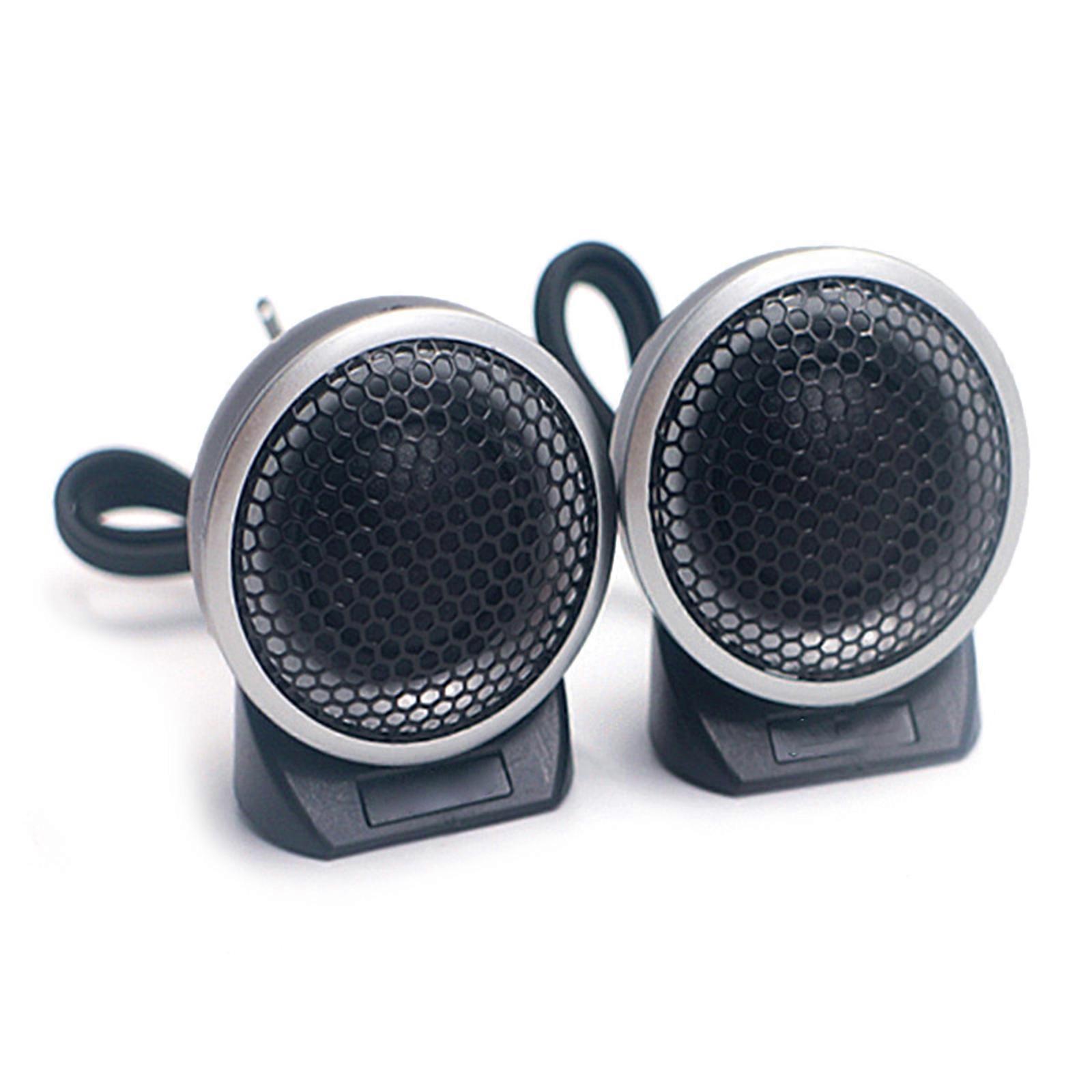 High End Car Silk Dome Tweeters Vehicle Loudspeaker High Frequency Horns Superior Sound Speakers Ensuring Clear Highs 2x Multicolor
