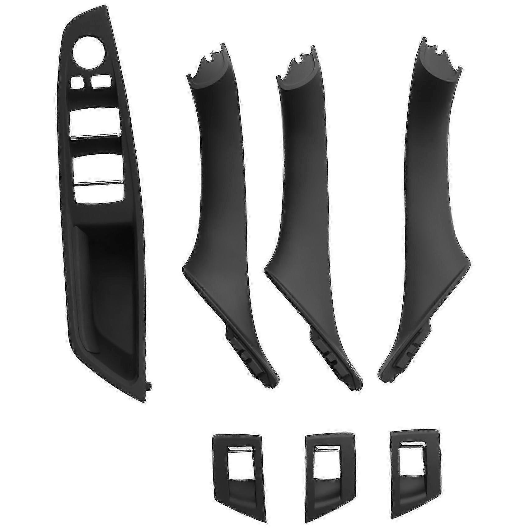 7pcs Car Inner Door Handle Window Switch Armrest Panel For- 5 Series F10 F11 F18 2010-2017 Rhd 5141