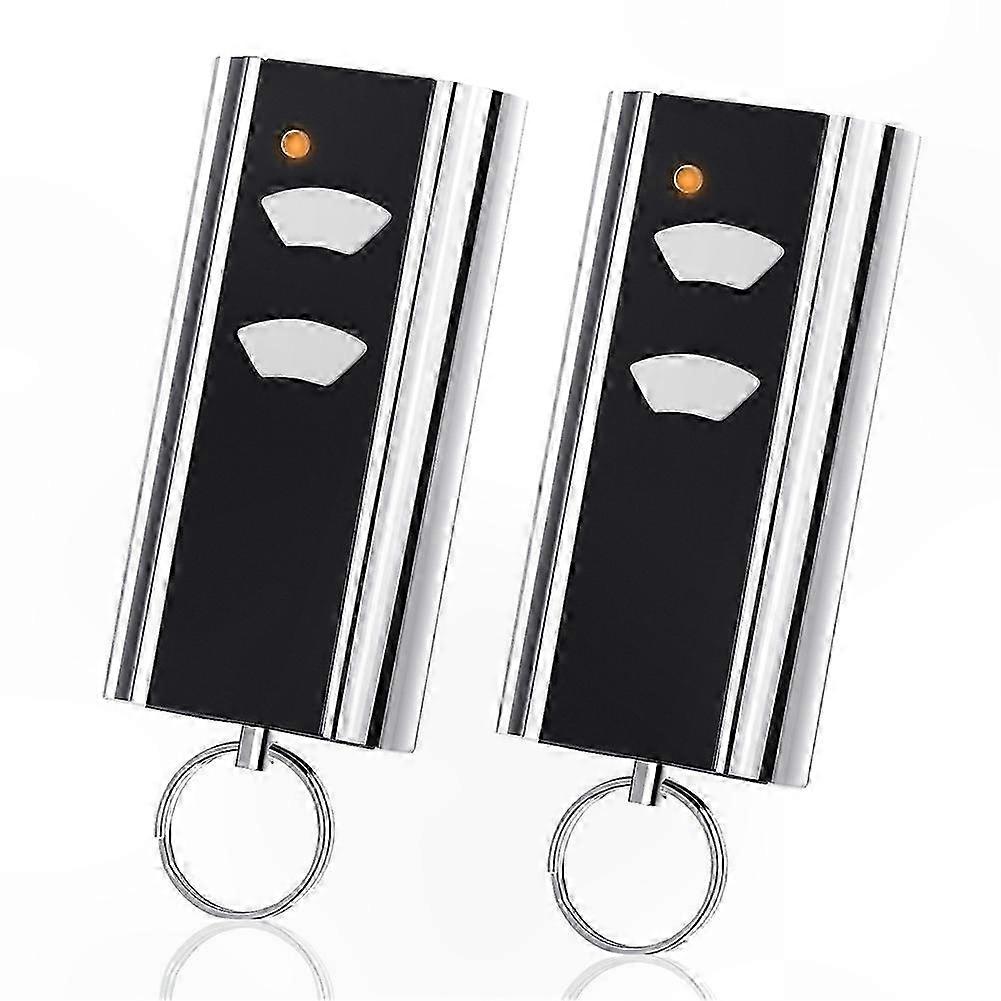 2-Pack 433.92 MHz Garage Door Opener Remote Control Replacement for Universal Models