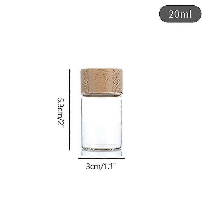 20/25/30Ml Mini Glass Bottle For Coffee Concentrate Milk Juice Leakproof Bottle With Lid Mason Jar Portable Empty Jar