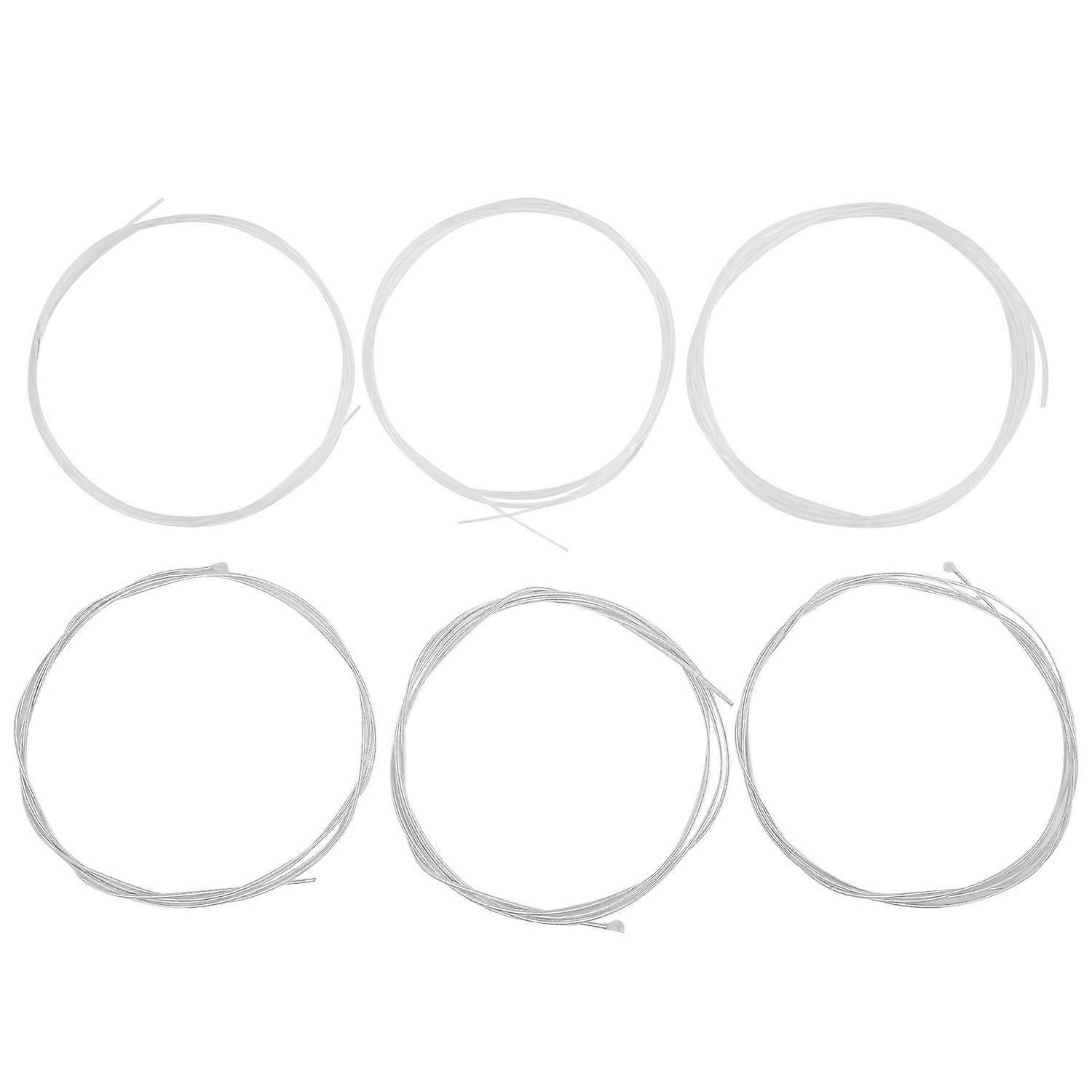 6Pcs Guitar String Tensile Resistance Alloy Wound Stringed Instrument Accessories ReplacementClassic