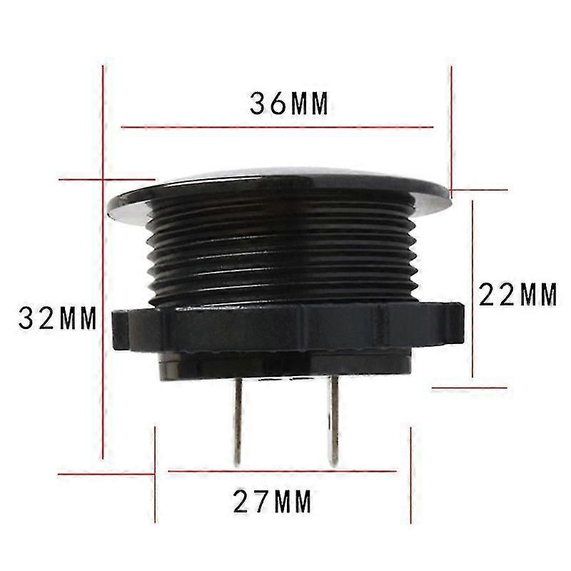 Batterikapasitet Display Voltmeter Led Digital Voltage Meter Med Touch-On Off Switch Car Motorcycl