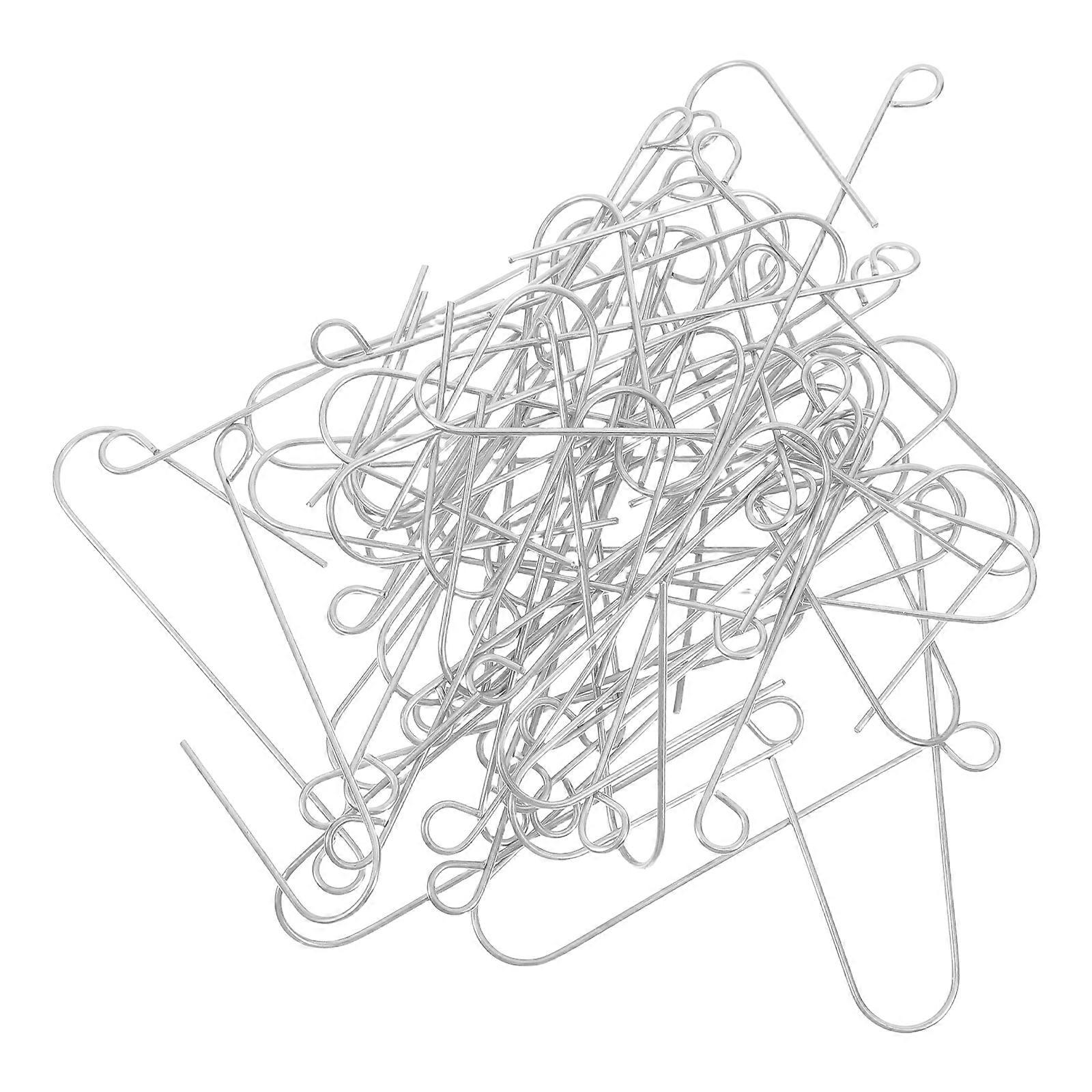 Car Seat Cover Fixing Iron Hooks for Vehicle Use 50Pcs Set