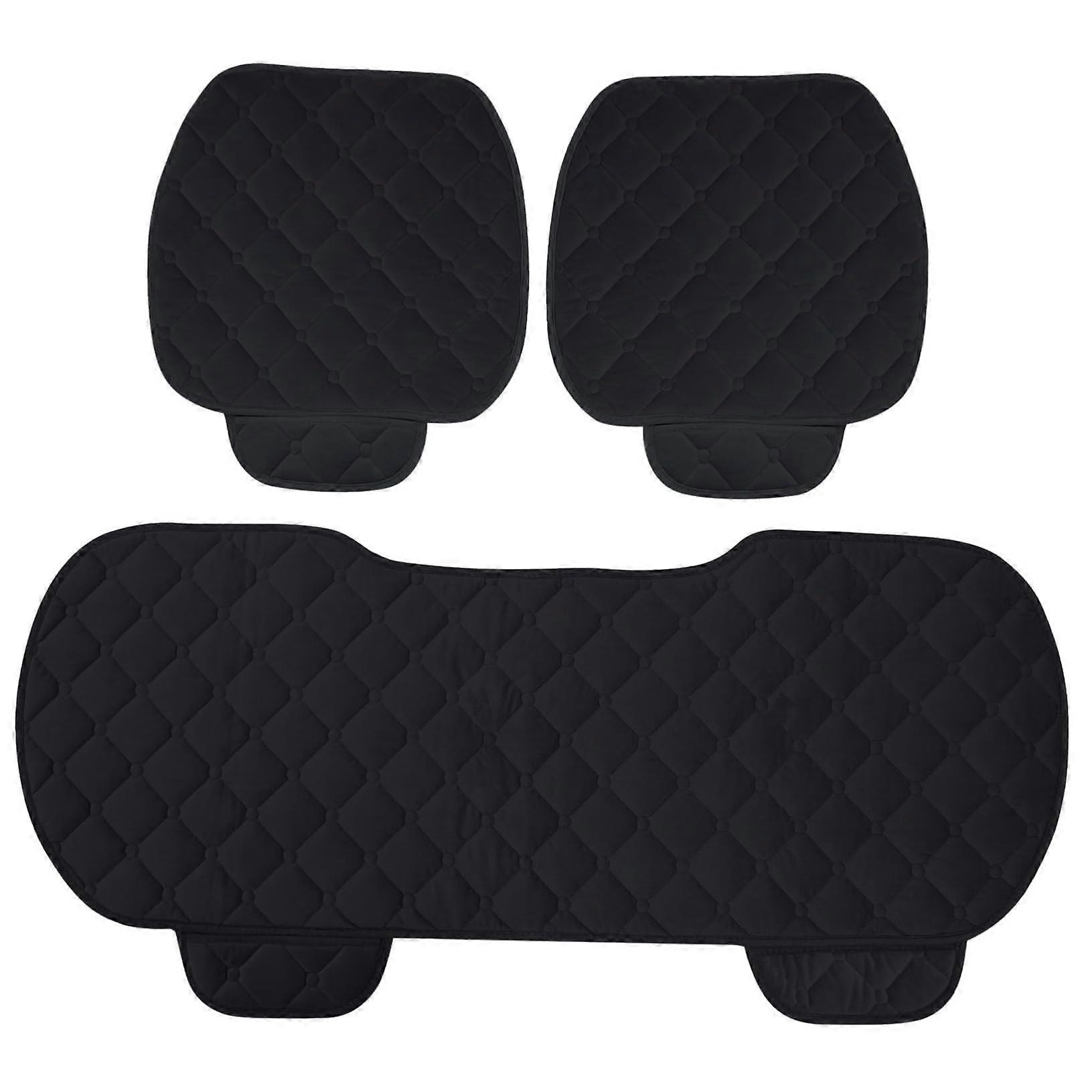 Winter Plush Car Seat Cushion Set for Drivers, Easy to Install, Comfortable, Soft Material, Ideal for Cold Weather