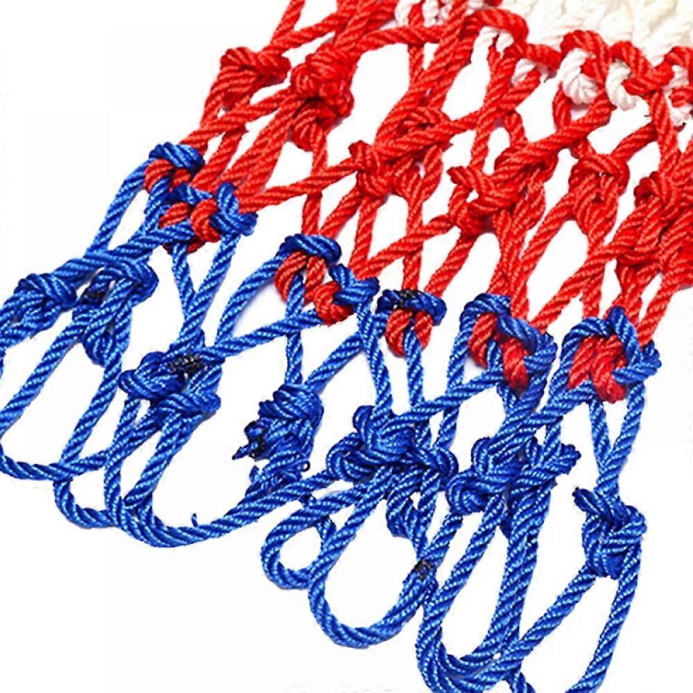 Prettyui High Quality Durable Standard Size Nylon Thread Sports Basketball Hoop Mesh Net Backboard Rim Ball Pum