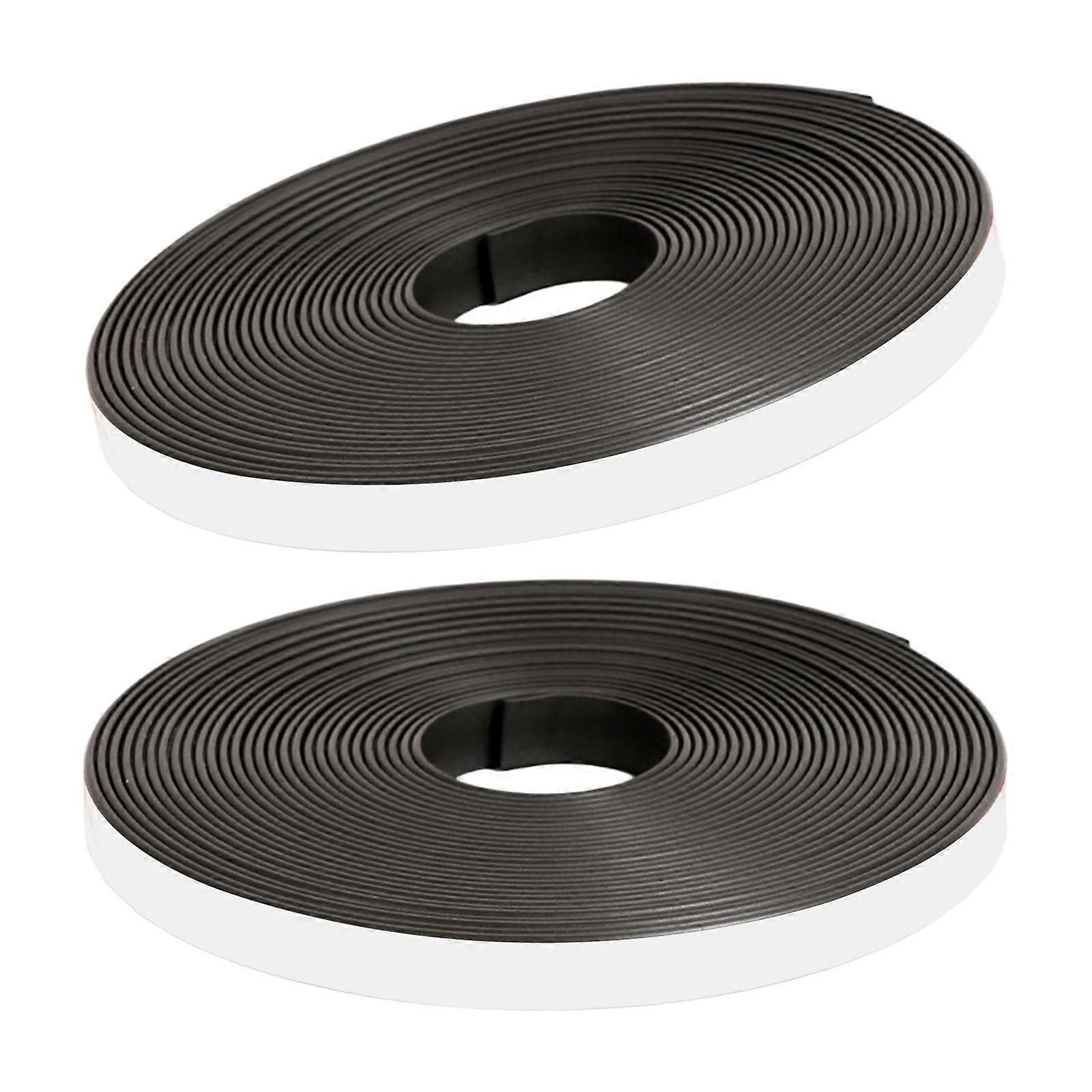 Magnetic Tape,Magnet Tape with Adhesive Backing,Magnetic Strips for Classroom Projects,Crafts,and Home Organization Multicolor