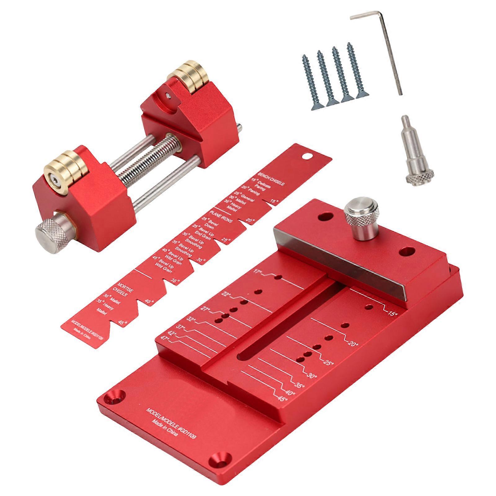 High Accuracy Cutter Sharpening Tool Set Sharpening Holders for DIY Enthusiasts and Professional Woodworkers Multicolor