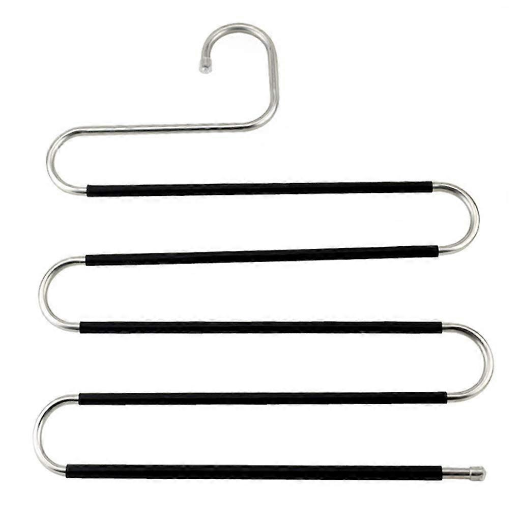 Pants Rack SShaped 5Layers Closet Hangers Space Saver MultiFunctional Wardrobe Hook