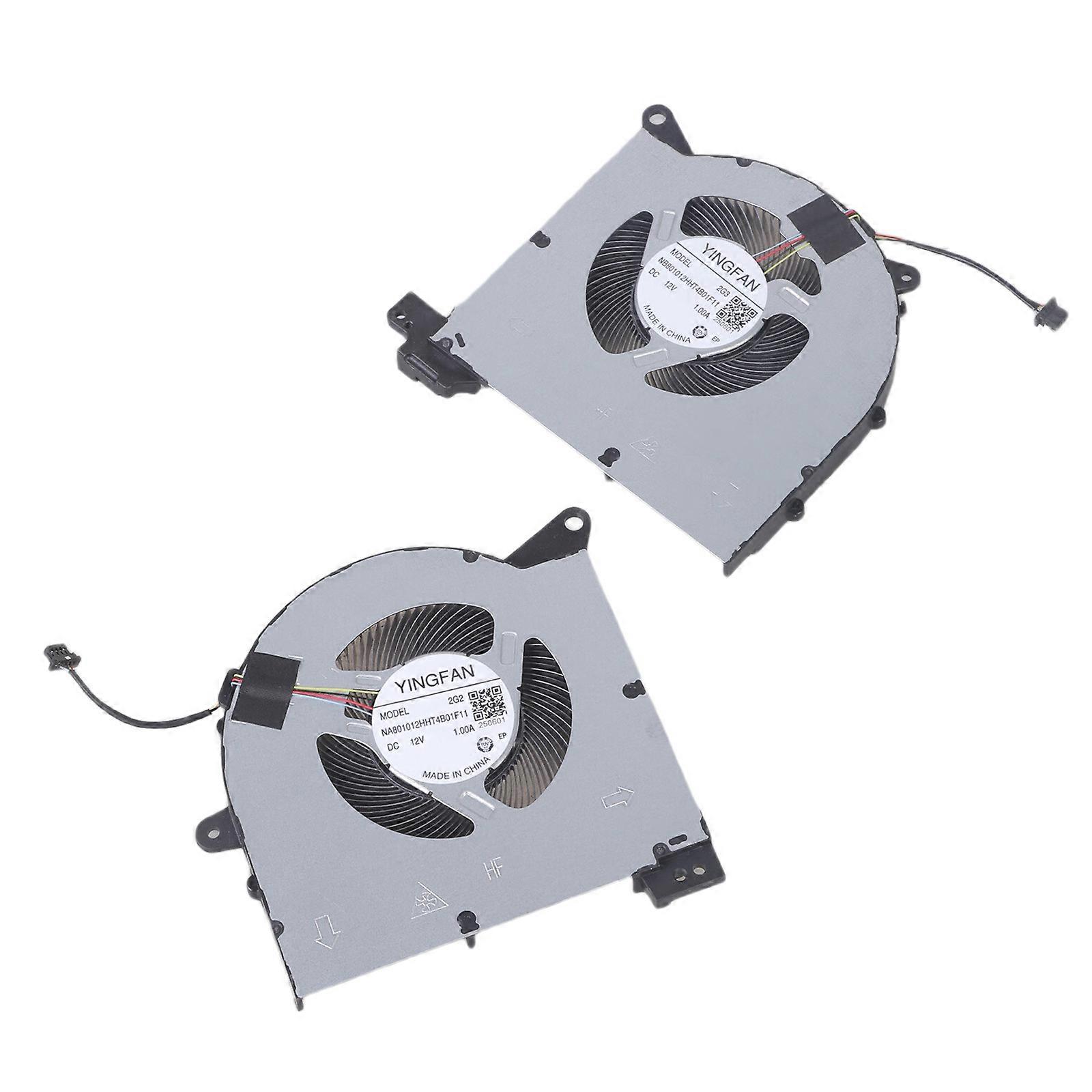 DC12V 1A CPU GPU Cooling Fan Laptops Coolers Fan for Machenike L16 L16W Fan Radiators Multicolor