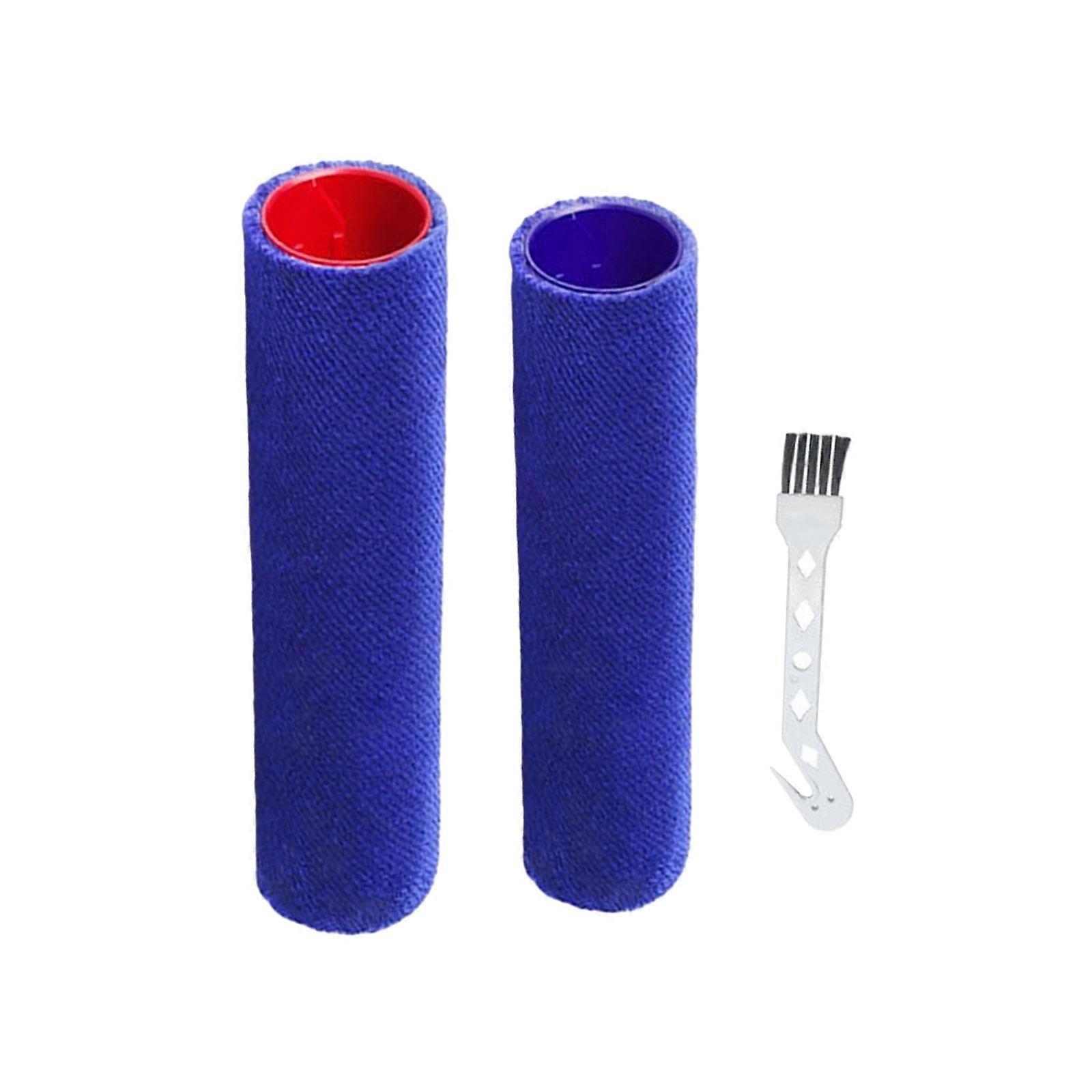 Rollers Brushes Strips Replacement Rollers Brushes Bar Strips Vacuum Cleaner Double Drum Brush Strips Attachments For Wash G1 Multicolor
