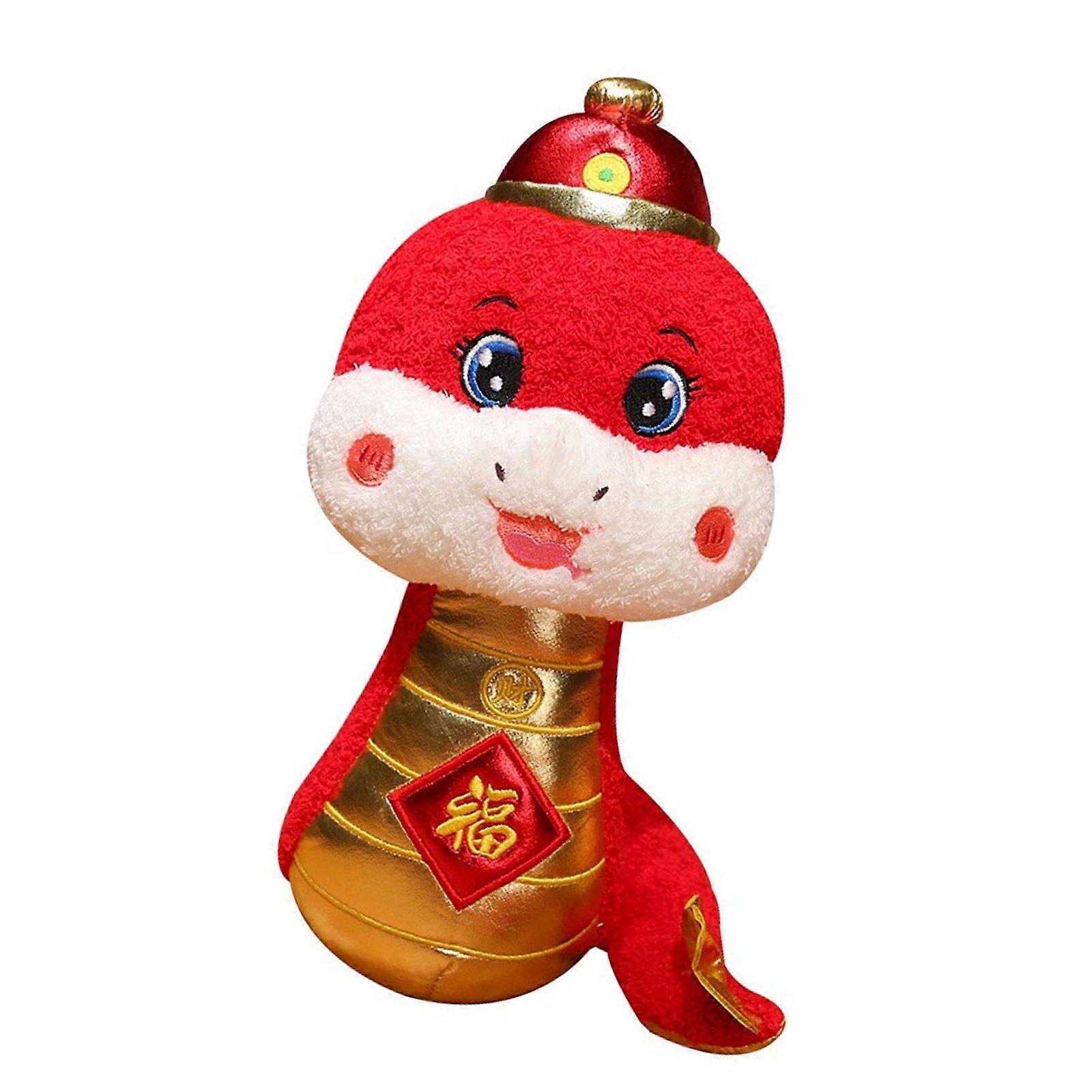Lucky Plush Snake Dolls Stuffed Toy Snake Plushie for Fortunes Year of 2025 Chinese New Year House Table Car Decoration  42cm