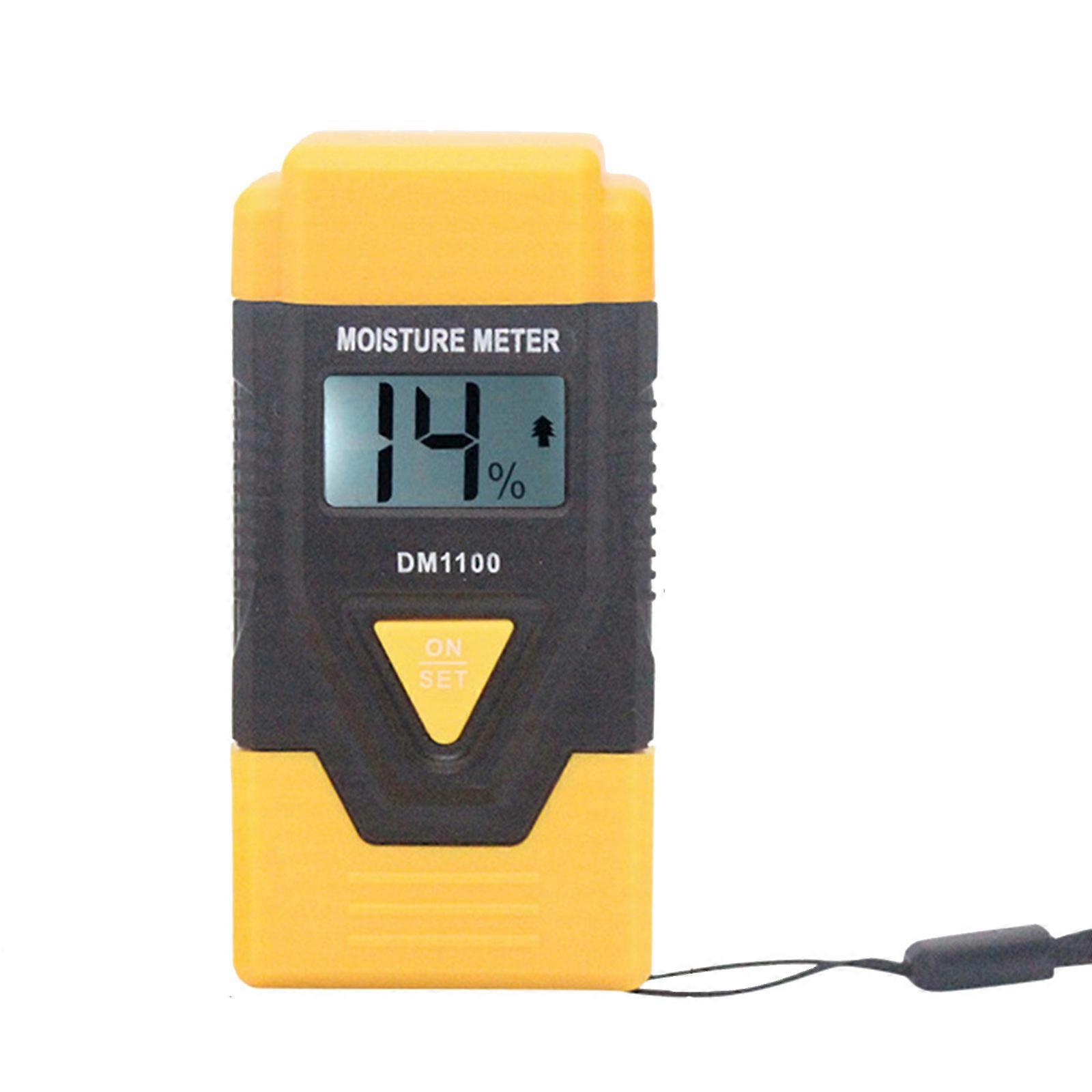 User Friendly Digital Wood Moisture Meter With Double Unit Conversion & Quick Responses For Multifunctional Applications Multicolor
