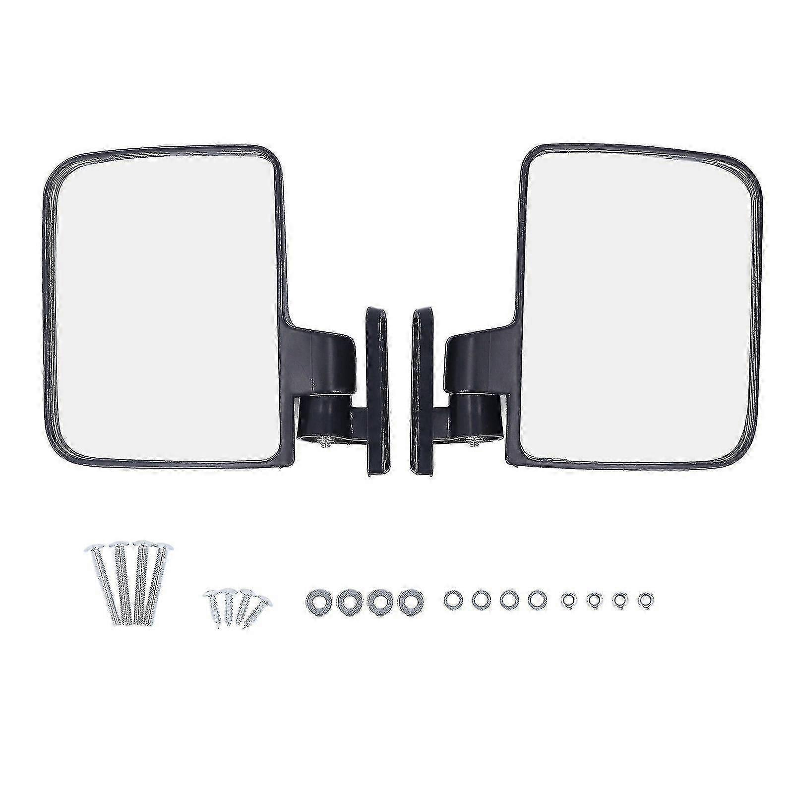 Golf Cart Wide-Angle Mirrors - Safe Rearview for Tight Spaces