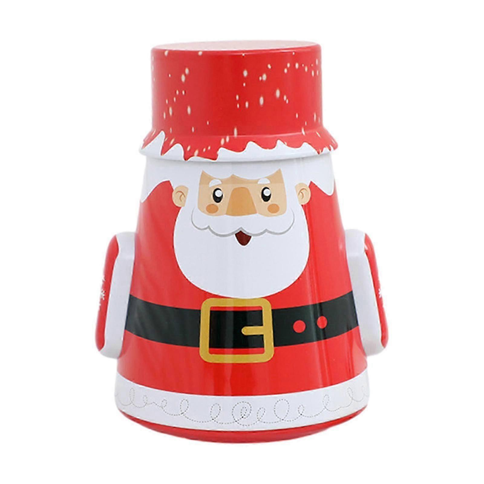 Festive food container with lid for Christmas baking and gifting