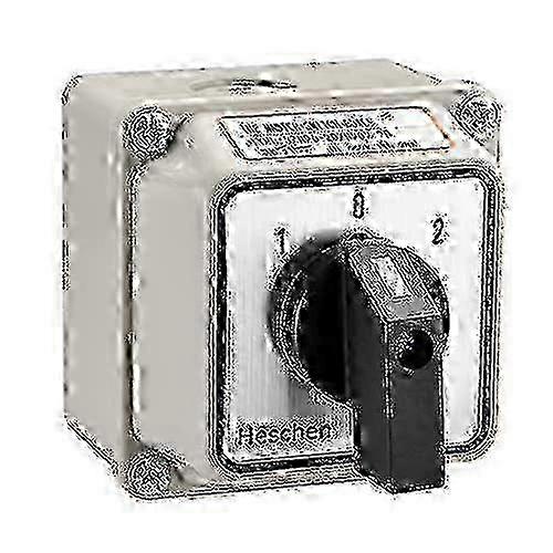 Szw26-20d2022d Universal Rotary Switch With Main Switch Outside Box Lw28-204 660v 20a On-off-on 3 Positions 2 Phase 8 Terminals Ce Edition
