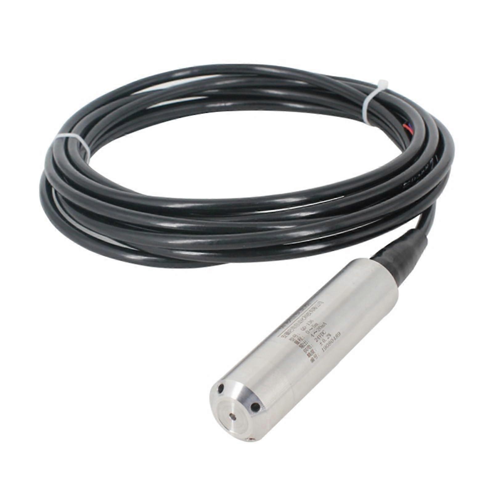 Water Level Sensor 1224VDC with 420mA 05V 010V RS485 Output, 05M Range for Tank Liquid Monitoring