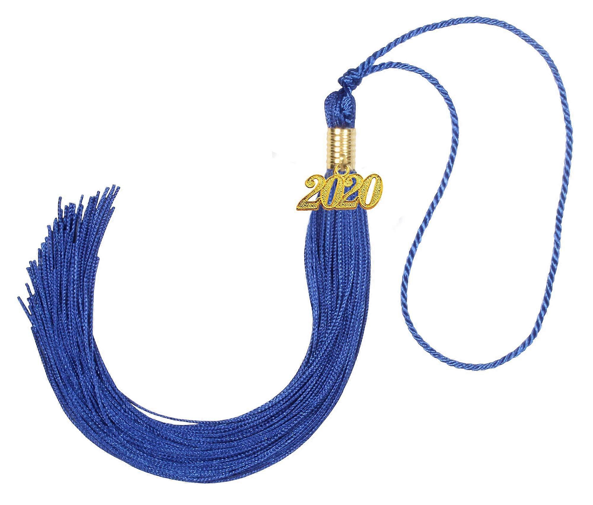 Graduation Tassel with 2022 Year Charm for Academic Ceremony, 14 Color Options