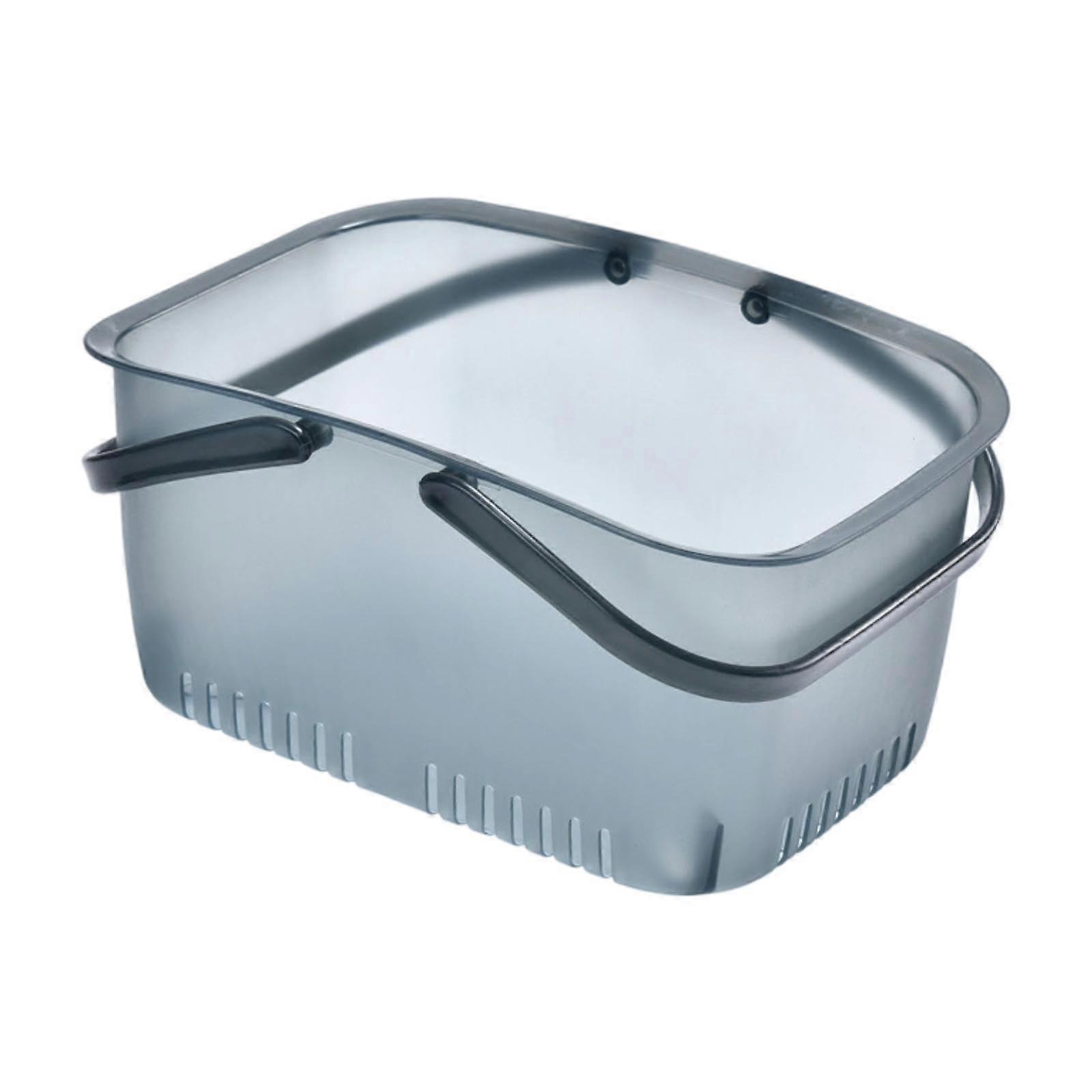 Shower Caddy Basket with Handles for Bathroom Dorm Gym Storage Toiletries, Blue