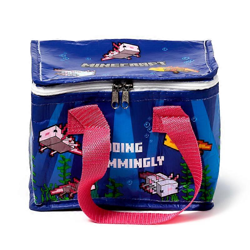 Minecraft Axolotl RPET Cool Bag 1 Pack