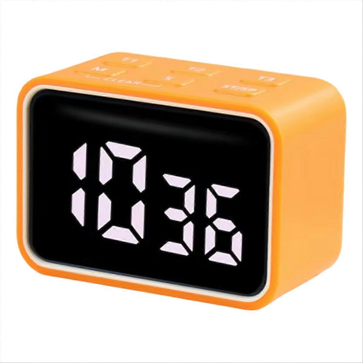 Mini Digital Timer LED Visual Timer Kitchen Timer Orange