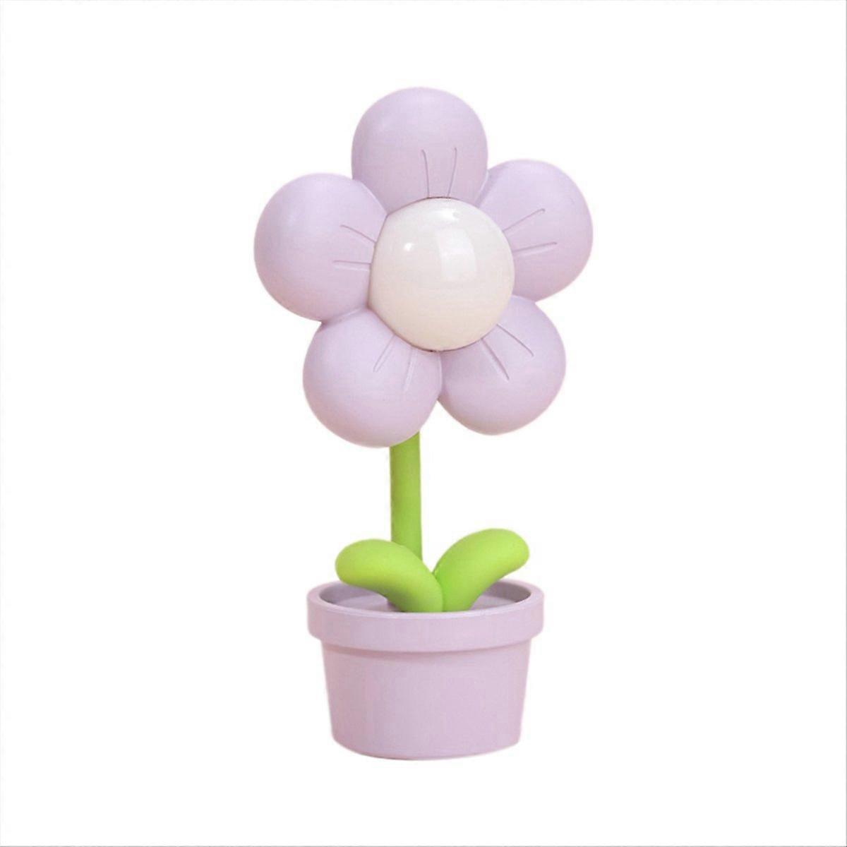 Cartoon Flower Night Light Battery Operated,Bedside Lamp 