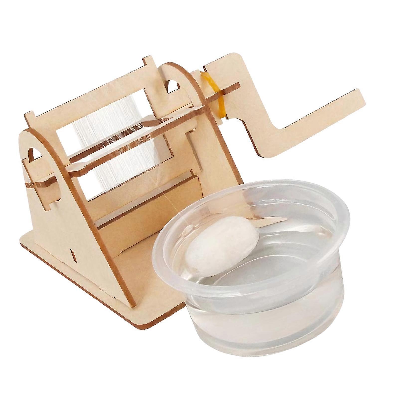 Hands on Assembly Wooden Silkworm Life Cycle Set Kids Early Learning Toy For Childrens Developing Fine Motor Skills Multicolor