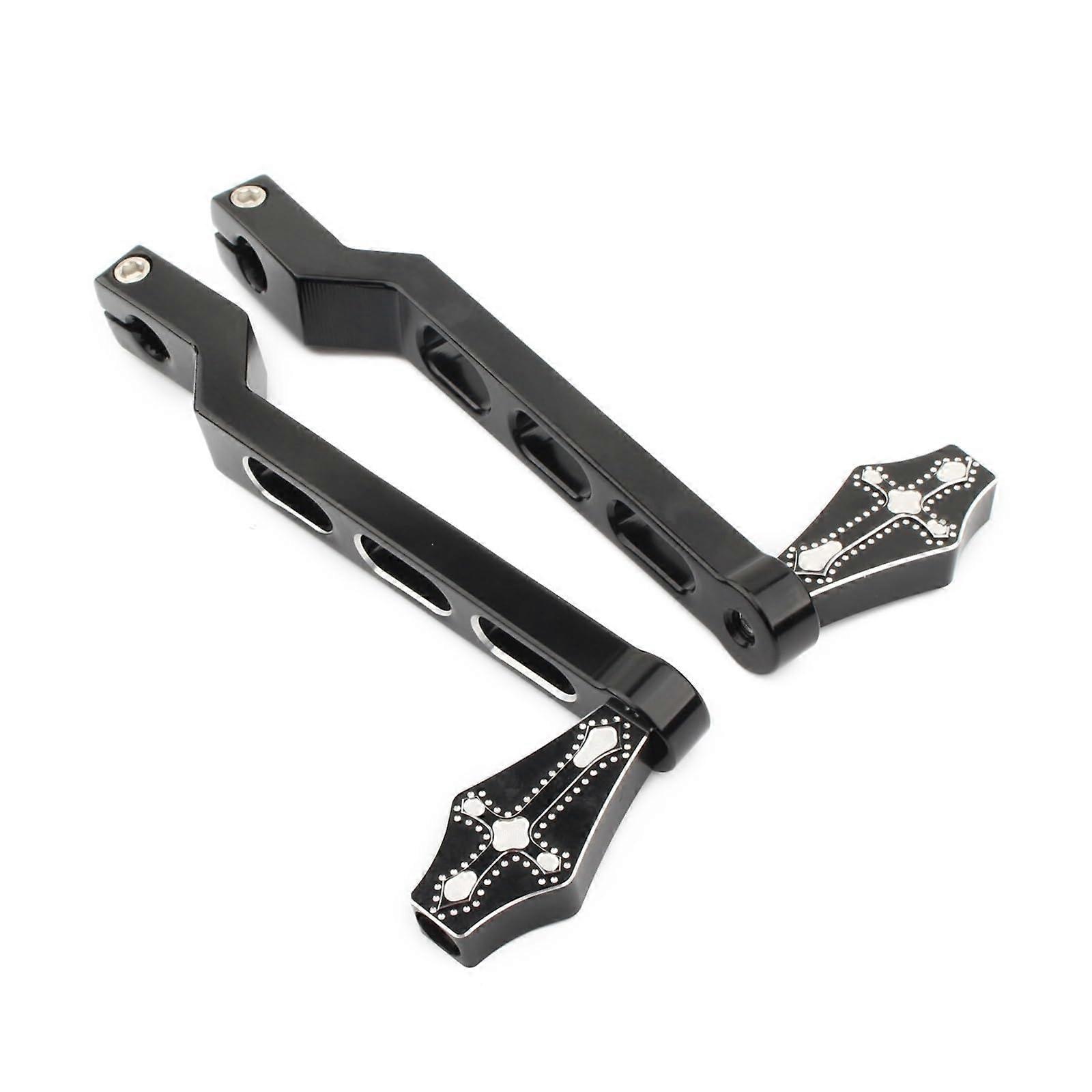 Motorcycle Shift Lever with Peg, Chrome, Compatible with Harley-Davidson Softail and Road King