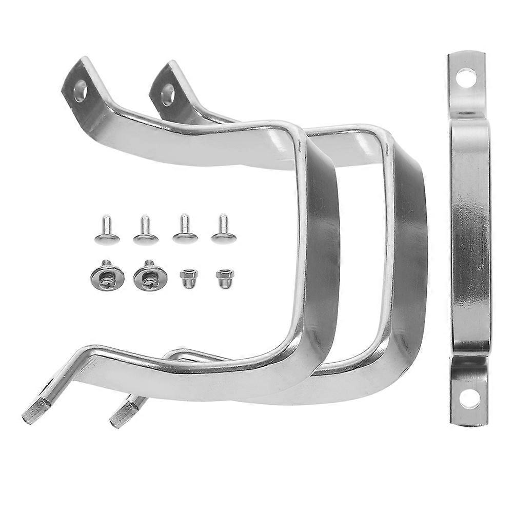 Replacement Pot Handles for Wok and Steam Pot Function 3Pcs Silver