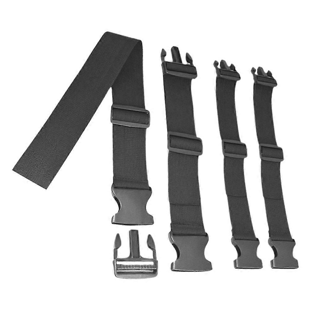 Durable Nylon Buckle Straps for Sleeping Bag Securing 4Pcs Adjustable Set