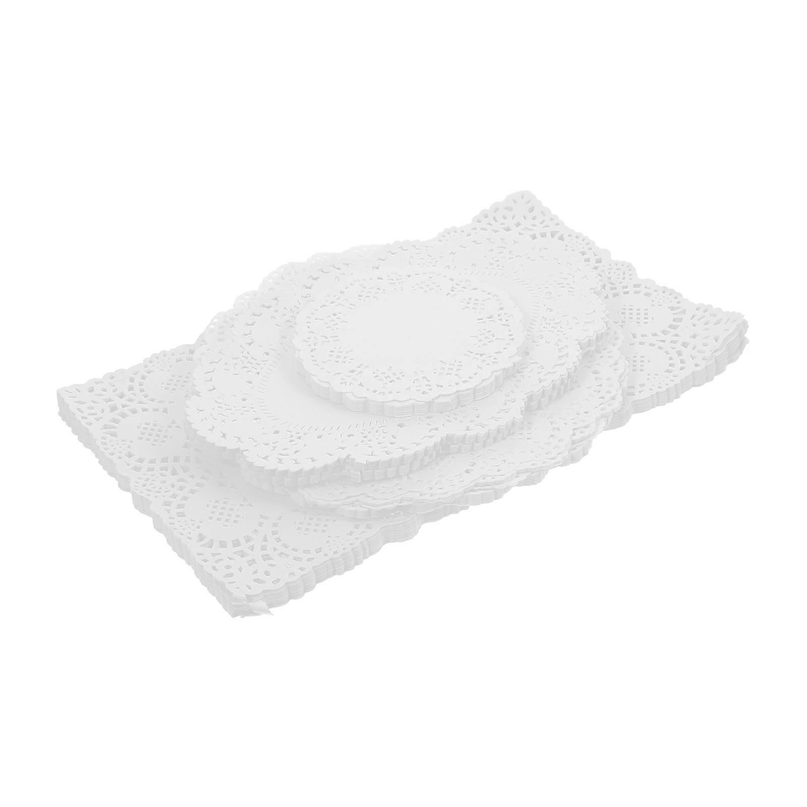 Grease Absorbent Baking Paper Doilies for Kitchen Use 400Pcs White Set