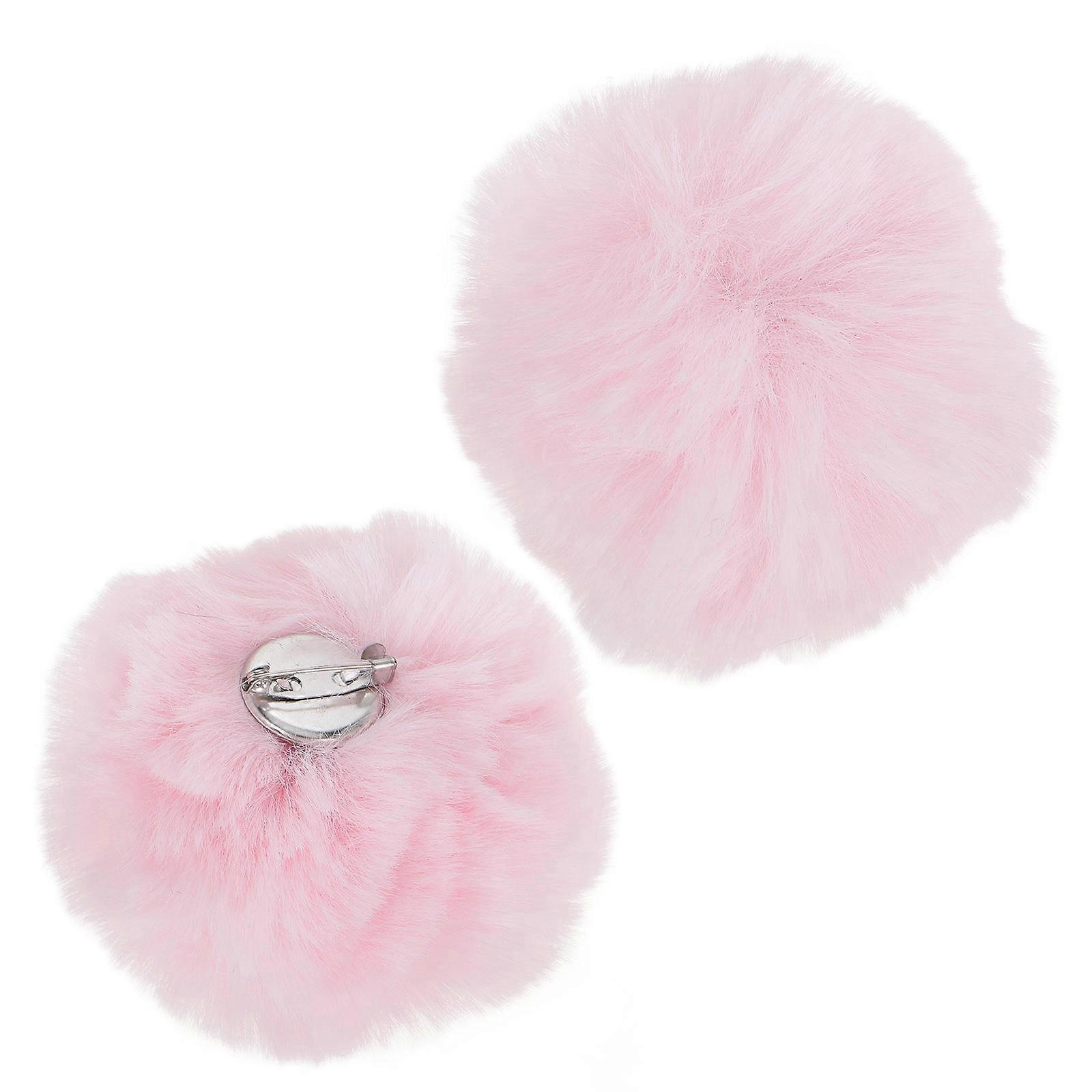 Pink Bunny Tail Cosplay Accessory for Costume Use 2Pcs Plush