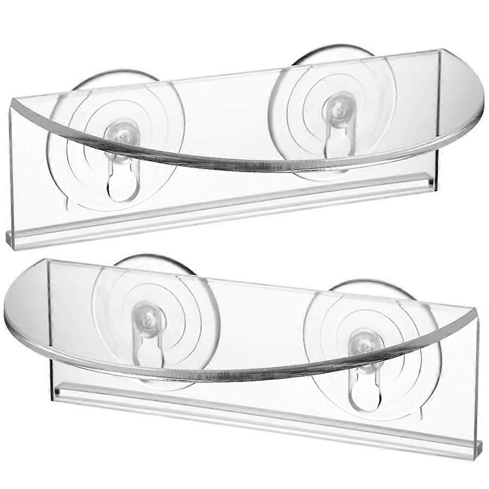 Transparent Acrylic Window Shelves for Storage Use with 4Pcs