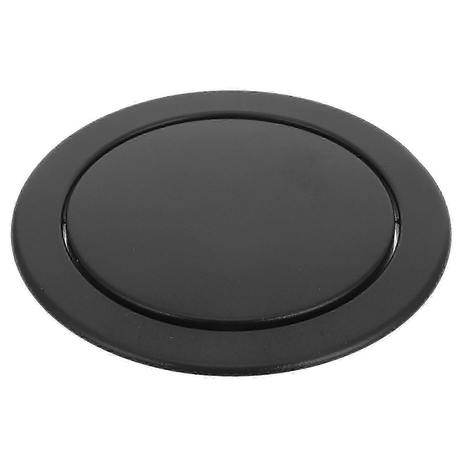 Recessed swing lid trash chute cover for kitchen