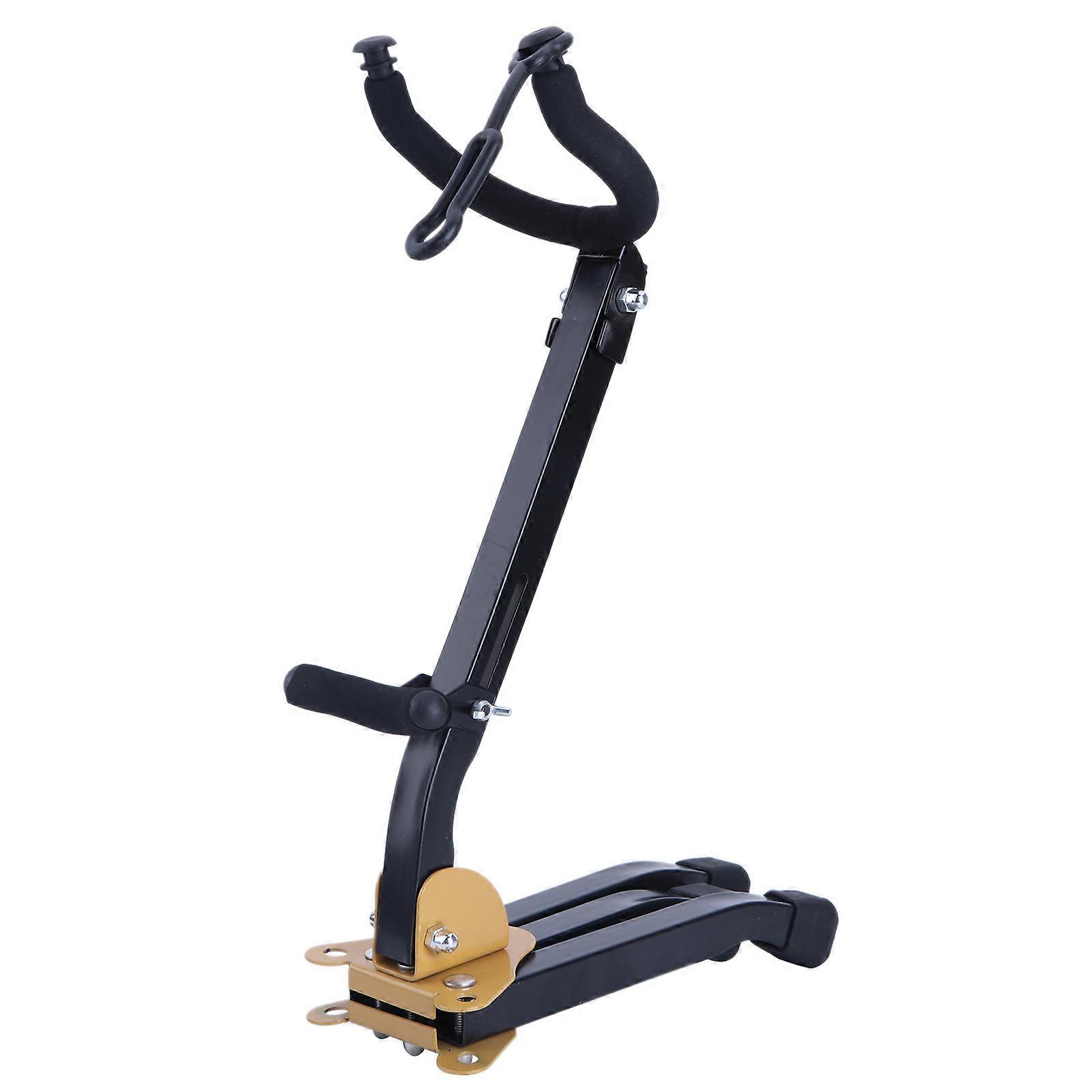 Katlanabilir Saksafon Standı Alto Tenors Saksafon Standı Ayarlanabilir Metal Tripod Tabanı Taşınabilir Stand Saksafon Tutucu Raf Sarı