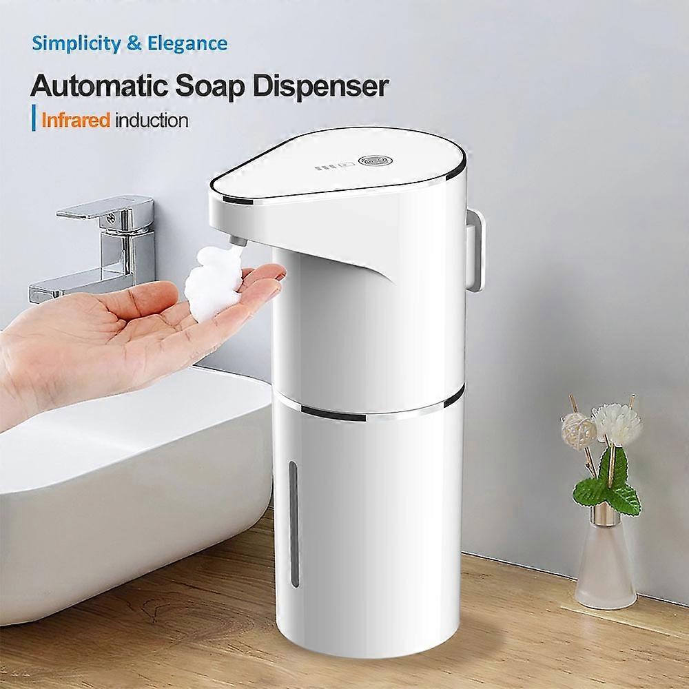 Bathroom Automatic Sensing Soap Dispenser Type C Multiple Levels Contactless Electric Frother Charging Wall Mounted Vertical