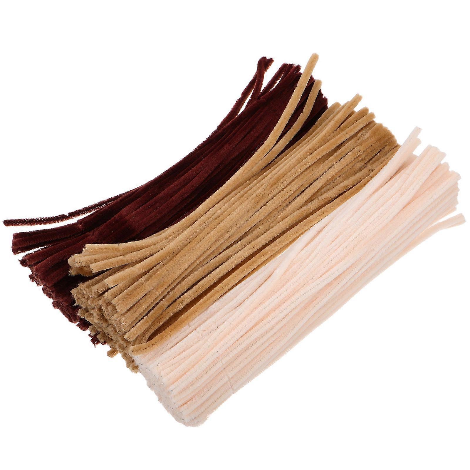 Plush Pipe Cleaner for Craft 300Pcs Assorted Color Stems for DIY Projects